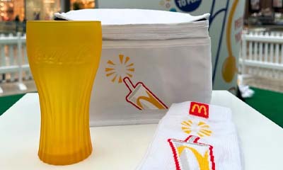 Free McDonald's Cooler, Socks and Coca-Cola Glass