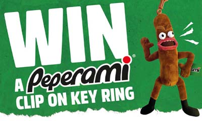 Free Peperami Clip On Key Ring