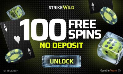100 Free Spins, No Deposit from StrikeWild