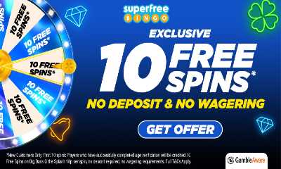 SuperFreeBingo Daily Free Spins