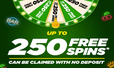Up to 250 Free Spins, No Deposit at SuperFreeSlotGames