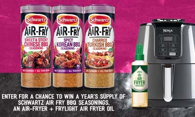 Win a Schwartz Spices Air Fryer Hamper