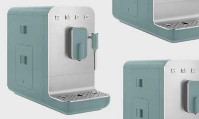 Win a SMEG Bean To Cup Coffee Machine
