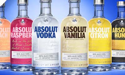 Win 6 Flavours of Absolut Vodka