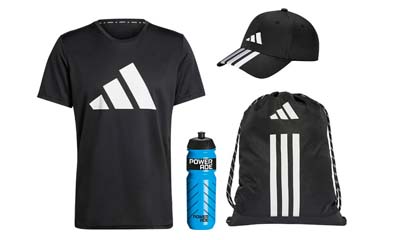 Free adidas T-shirt, Bag and Hat