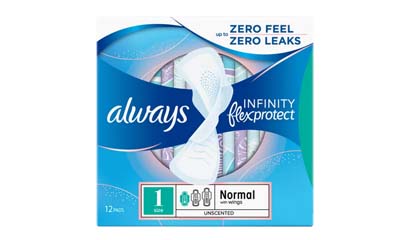 Free Always Infinity FlexProtect Pads Sample