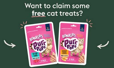Free Bonkers Purr Pops Cat Treats