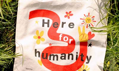 Free British Red Cross Here For Humanity Tote Bag