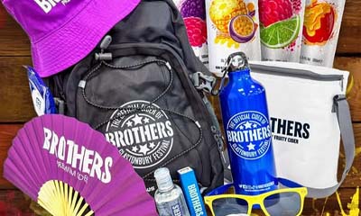 Free Brothers Cider Festival Survival kit