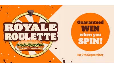 Free Burger King Royale Burger