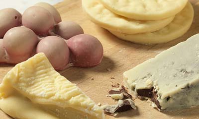 Free Cheese-shaped Chocolate