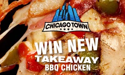 Free Chicago Town Takeaway BBQ Chicken Pizza