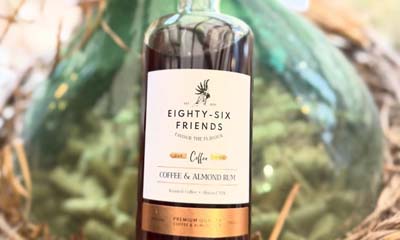 Win an Eighty-Six Friends Coffee Almond Rum Bottle