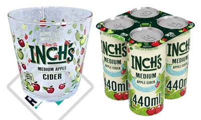 Free Inch's Cider Galssware and Cider Cans