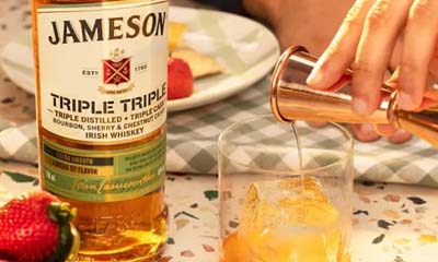 Free Jameson Triple Triple Whiskey Bottle