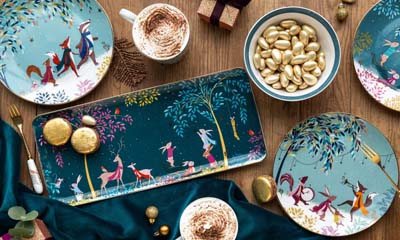 Win a Sara Miller London Christmas Plate Set