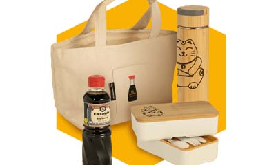 Free Bamboo Lunch Box, Water Bottle and Bag