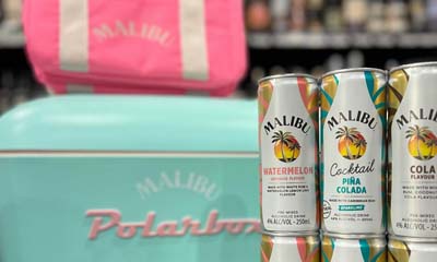 Free Malibu Cooler Box and Case of Cocktails