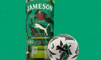 Free Puma Football and Whiskey Bottle