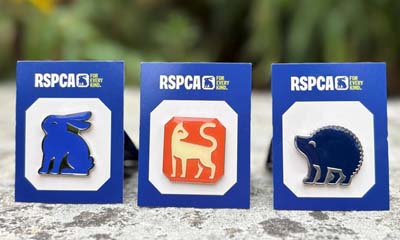 Free RSPCA Animal Pin Badge