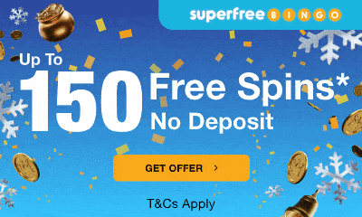 Up to 150 Free Bingo Spins, No Deposit