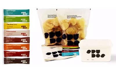 Win 1kg of Spudos Crisps with 8 Spud Dust Flavours