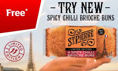 Free St Pierre's Spicy Chilli Brioche Buns Pack