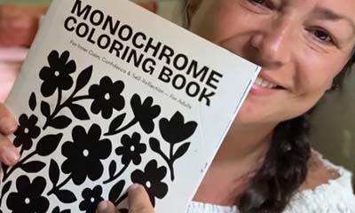Free Monochrome Colouring Book