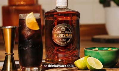 Free Woodsman Whisky Bottle