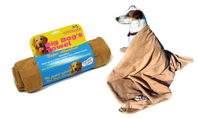 Free Big Dog Microfibre Towel