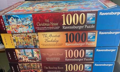 Free Bundle of 1,000-Piece Ravensburger Puzzles