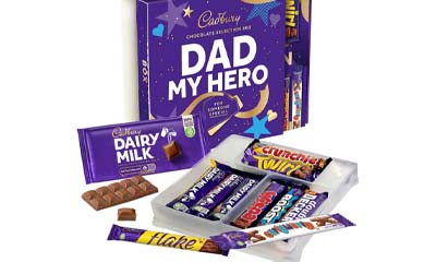 Free Cadbury 'Dad My Hero' Star Chocolate Box