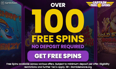 Over 100 Free Spins No Deposit, No Wagering