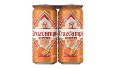 Free Cruzcampo Orange Beer
