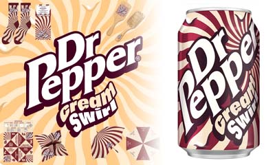 Free Dr Pepper Cream Swirl Umbrella
