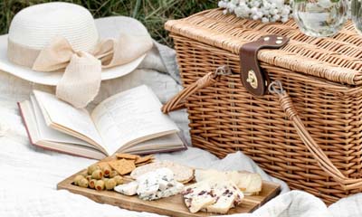 Win a Spring Picnic Hamper Wicker Basket