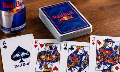 Free Red Bull Playing Cards x Winter Edition Drink