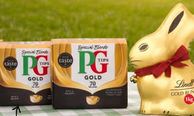 Win PG Tips and Lindt Giant Chocolate Bunny