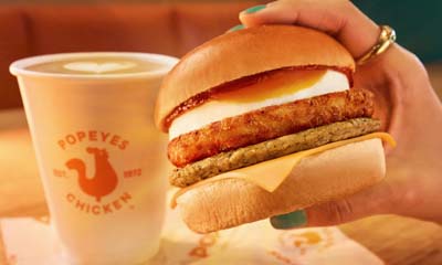 Free Popeyes Breakfast Burger