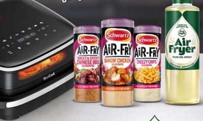 Win a Tefal Air Fryer and Schwartz Seasoning Bundle