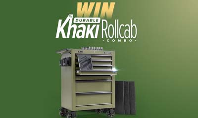 Win a Khaki Rollcab Toolbox