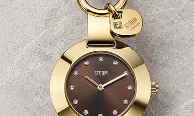 Win a Stormele Gold Brown Timepiece