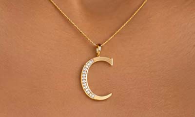 Win a Diamond Initial Pendant In 9ct Gold