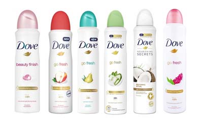 Free Dove Deodorant Body Spray