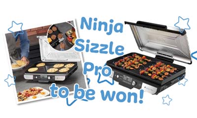 Win a Ninja Sizzle Pro XL Indoor Grill & Flat Plate