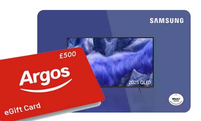 Free &pound;500 Argos Voucher for Samsung Products