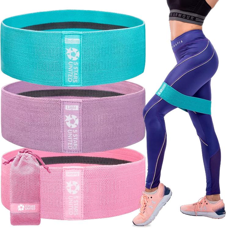 5 STARS UNITED Exercise Resistance Bands for Legs and Butt