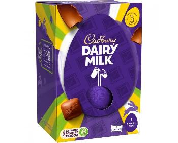 CADBURY DAIRY MILK EASTER EGG 71G (BOX OF 12)