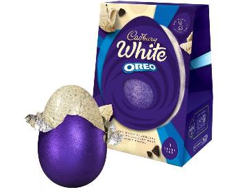 CADBURY WHITE CHOCOLATE WITH OREO EGG 220G