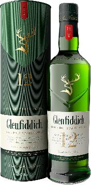 Glenfiddich 12 Year Old Single Malt Scotch Whisky, 70cl